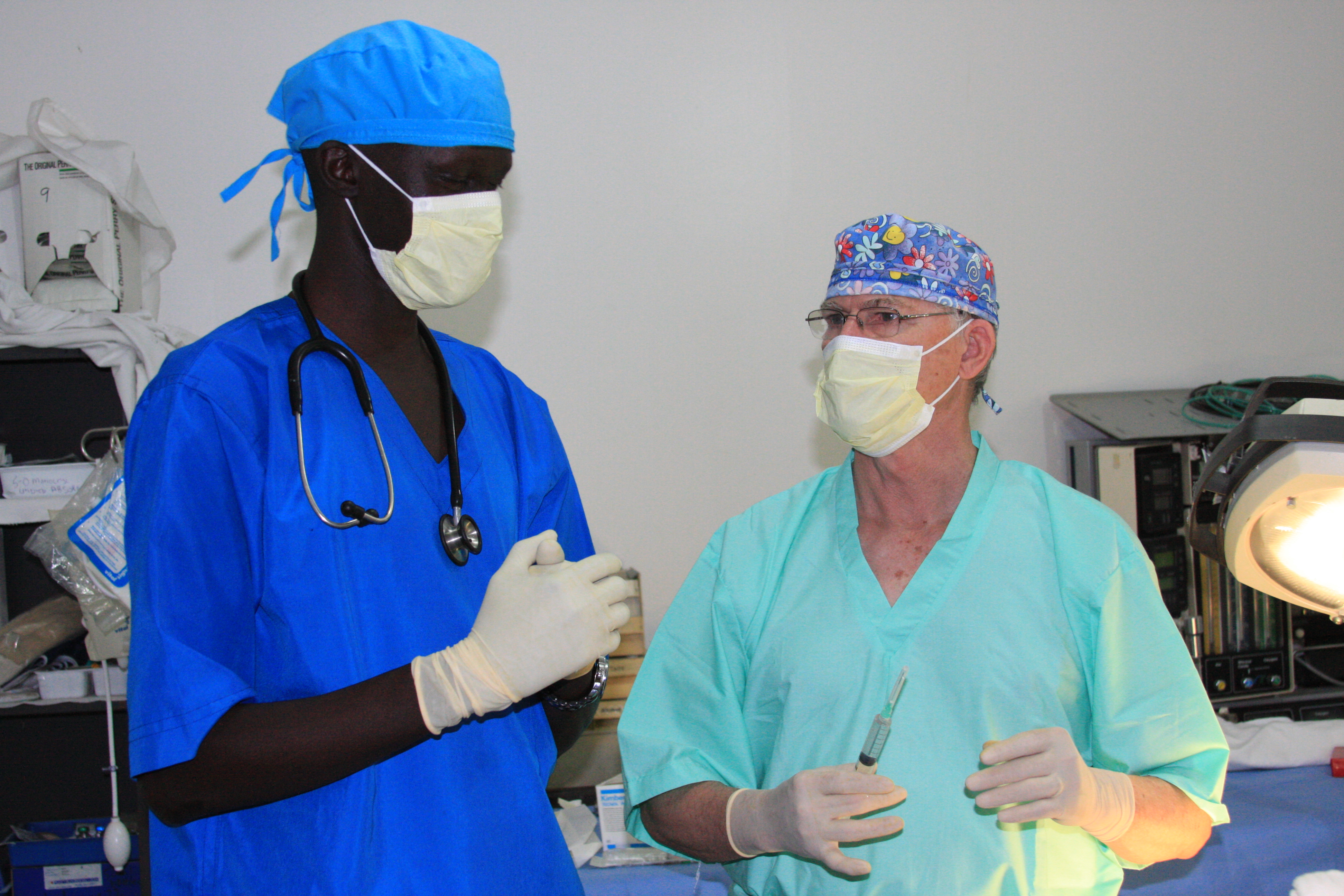 Bert Oubre in South Sudan